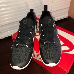 A Nike running shoes